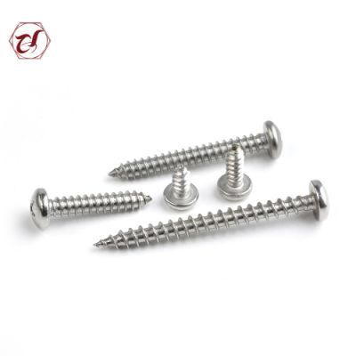 Stainless Steel SS304 A2 Pan Head Screw 304 Tapping Screws