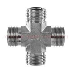 Ss-Fs2650 - Hardware Fitting Male Orfs Cross Connector Stainless Steel Fittings