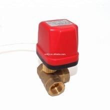 Temperature Sensor Electric Control 12 V Operating 3 Way DC12V with Actuator 12V Brass Motorized Ball Valve