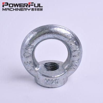 Rigging Hardware DIN582 Drop Forged Hot DIP Galvanized/Zinc Plated DIN 582 Eye Nut Ring Nut