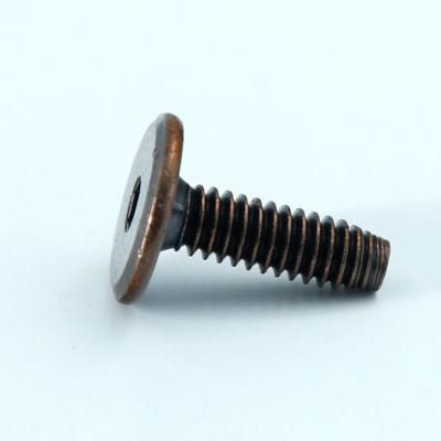 Hex Socket Furniture Screw Antique Bronze Finish Carbon/Stainless Steel