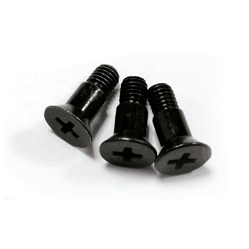 Black Zinc Plated Flat Countersunk Head Phillips Shoulder Machine Screws