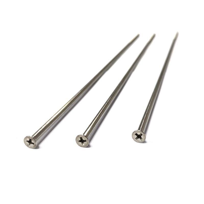 Stainless Steel Cross Recessed Phillips Flat Countersunk Head Extra Long Screws