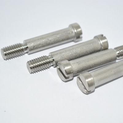 Ss Hot Selling DIN 922 A2-70 SS304 Slotted Round Head Screw SS316 China Factory Slotted Pan Head Screws with Small Head and Full Dog Point