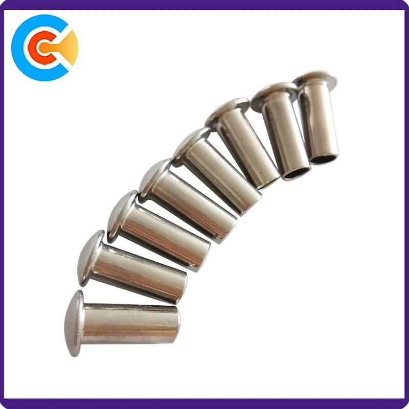 M6X18 Stainless Steel Mushroom Head Semi-Tubular Rivets