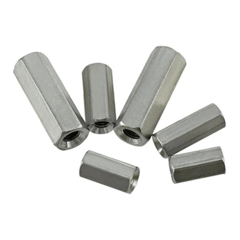 Stainless Steel 304 Hex Coupling Nut Long Nut DIN6334