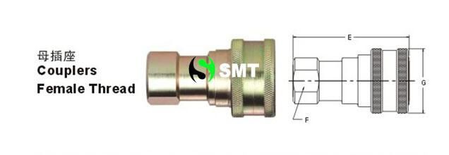 Kzb Series Hydraulic Quick Couplings(Steel