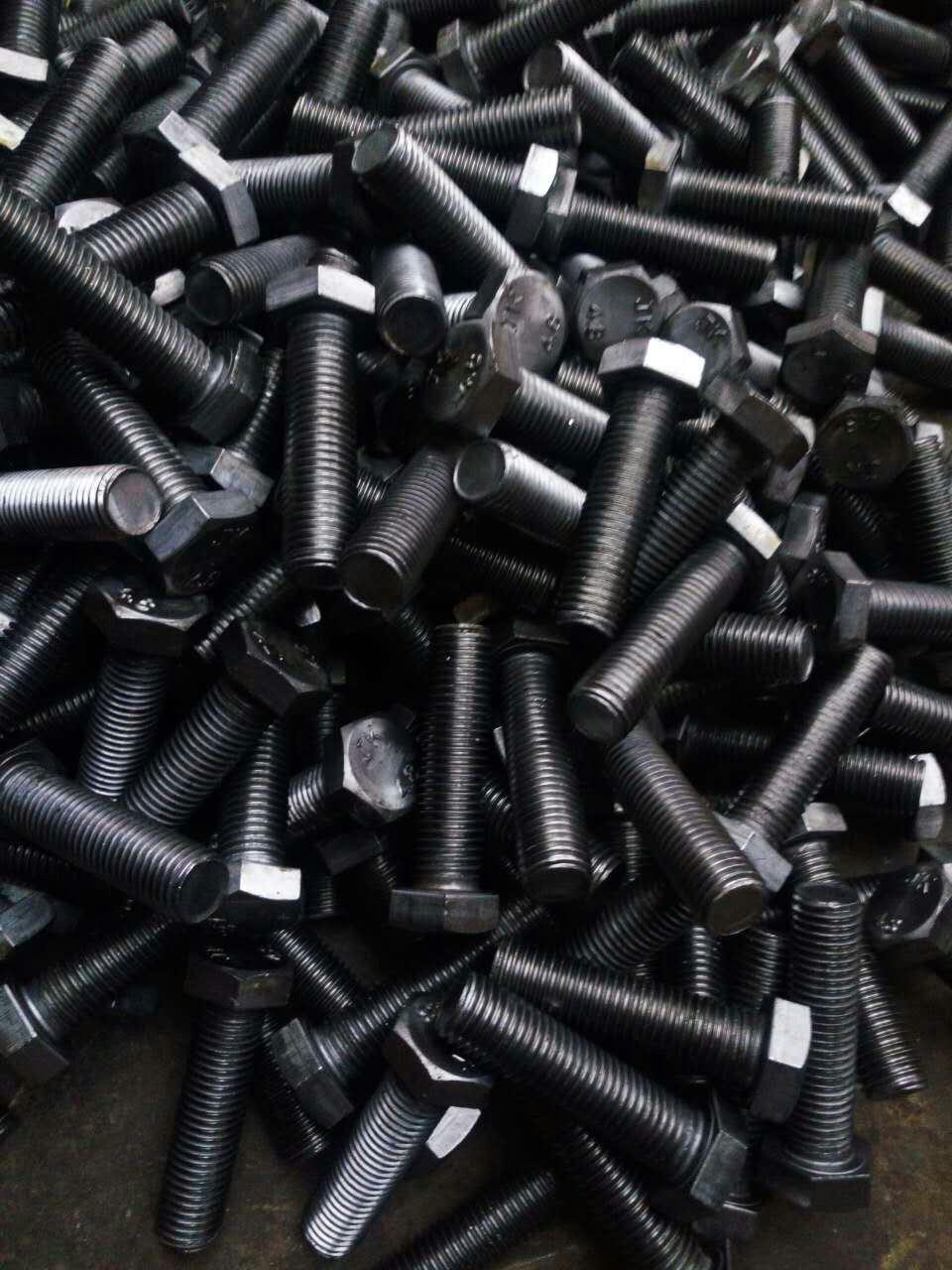 Grade 8.8/10.9/12.9 Black Finished Hex Head Bolt&Nut DIN931/DIN933