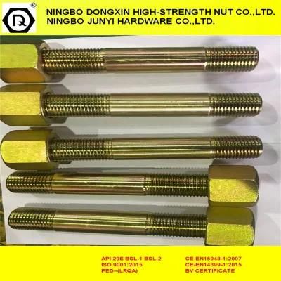 ASTM A193 B7 Zinc Fasteners Double End Studs