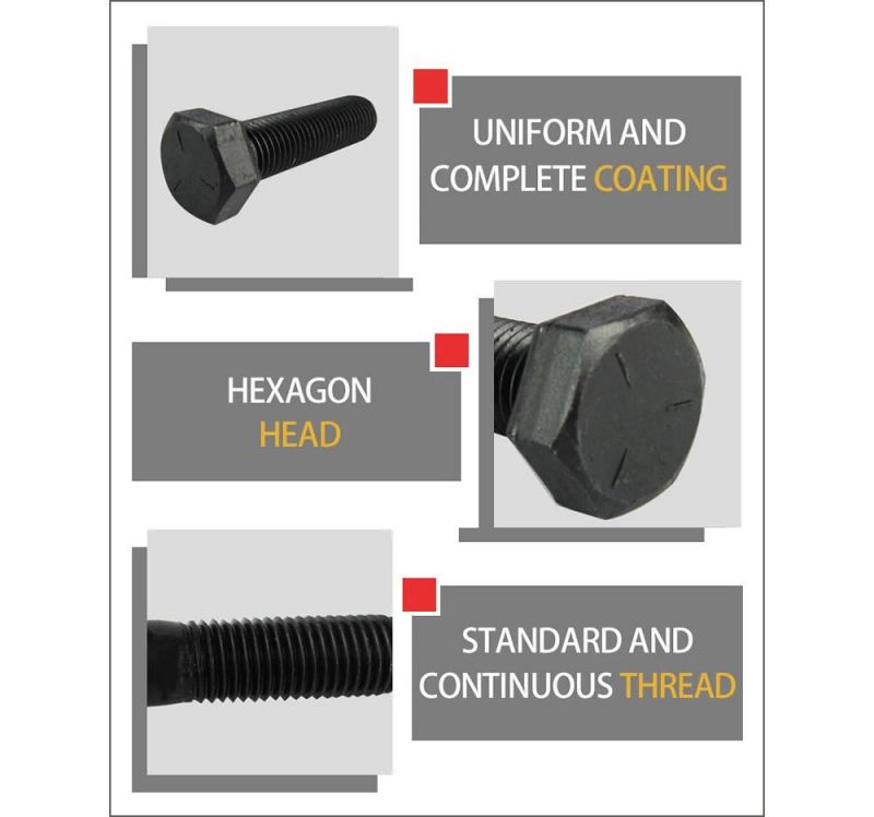 Connecting Bolt Hexagon Socket Head Screw High Quality Thread Rod M16 M20 M30 Hex Bolt with Factory Price