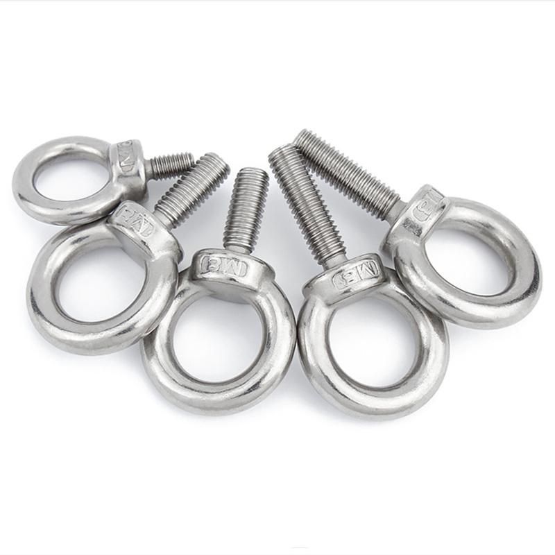 Rigging DIN580 Stainless Steel Drop Forged Galvanized Lifting Eye Bolt with Metric Thread