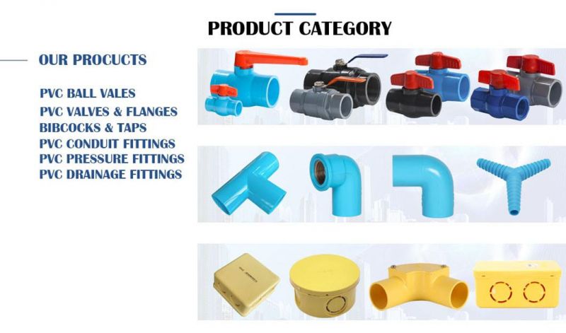 Factory Supply Superior Quality CPVC PVC Plastic Pipe Fitting Flange for Water Fast Delivery