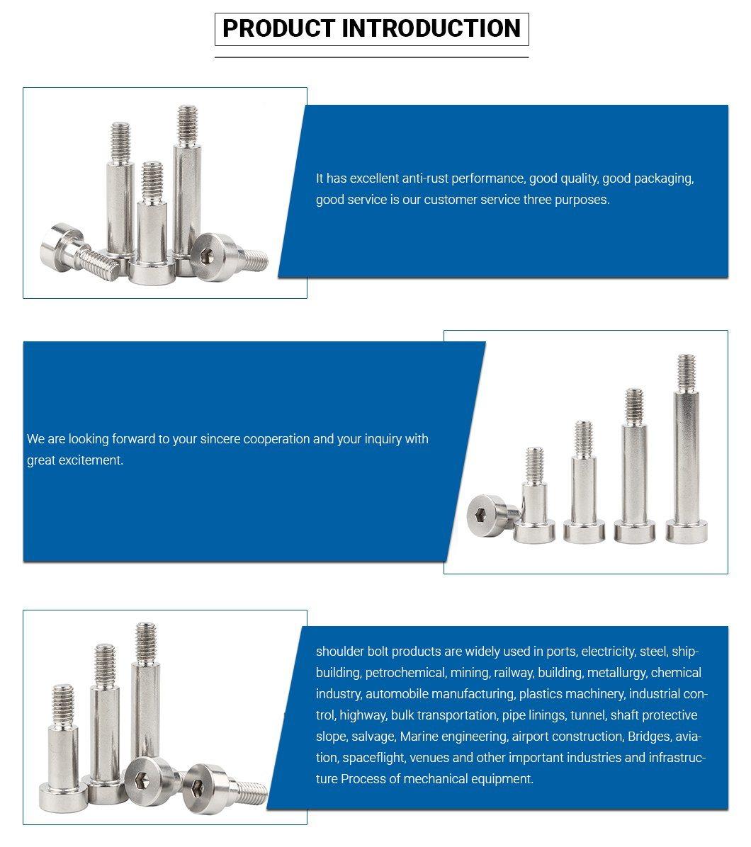 Flat Head Semi Thread Step Screws Socket Screw