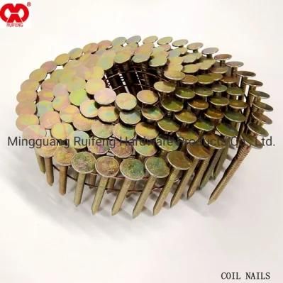 Factory Supply Roofing Nail, 15 Degree 3.1*35 E. G. B. R. T. Collated Roofing Nai.