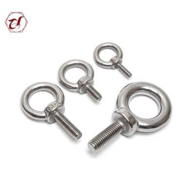 Stainless Steel AISI304 AISI316 DIN580 Lifting Metric Eye Bolts