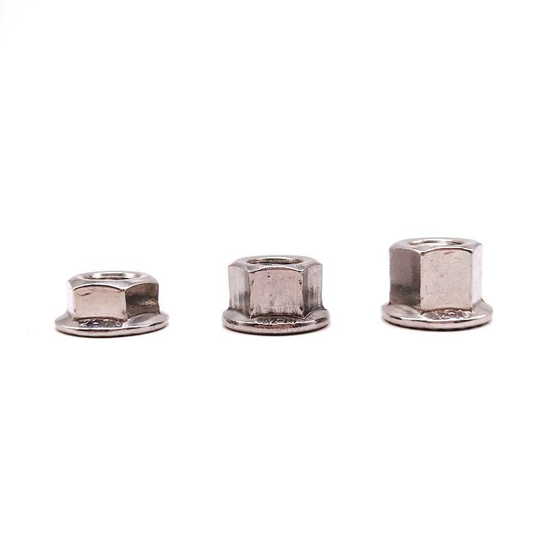 DIN6923 Stainless Steel Ss304 Ss316 Hex Flange Nut