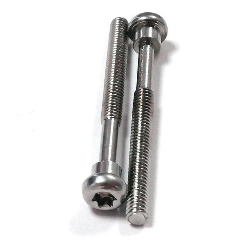Customized Chromate Plated Steel Torx Round Pan Head Shoulder Screw