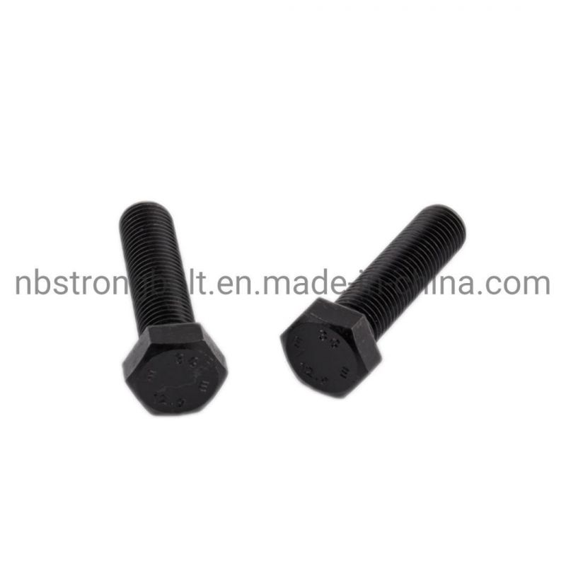 DIN933 Screw Gr. 10.9 Hex Bolt Screw with Blk-