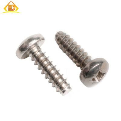 4.8*20 SS304 Cross Recessed Pan Head Self Tapping Screw