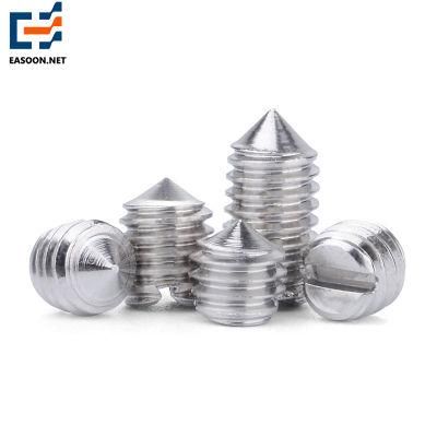 Stainless Steel Grub Screws JIS B1117 Core Point Set Screw with Slotted Grub Screw M2 M3 M5 M6