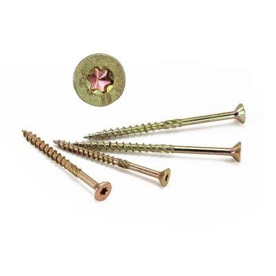 Diameter M3.5-M5.5 or Other Sizes Stainless Steel Yellow Chipboard Screw