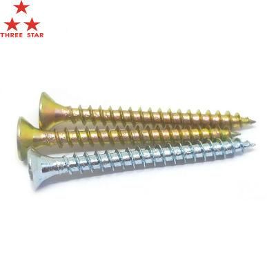 Angola Zambia Colombia Market/Double Countersunk Head Chipboard Screws Pozi Drive Chipboard Wood Screws