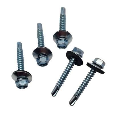 Hex Washer Hight Head Screw with Cut Point More Than 10 Years Produce Expricence Factory