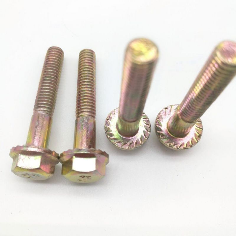 Ppap Level 3 Hexagon Head with Flange Serrated Bolt JIS B1189