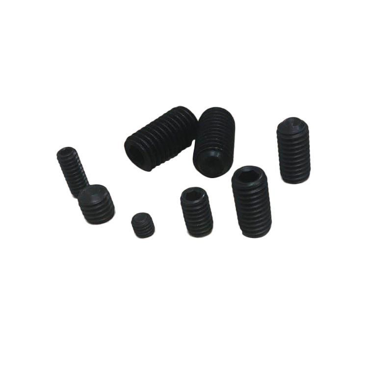 DIN915dog Point Socket Set Screws Black