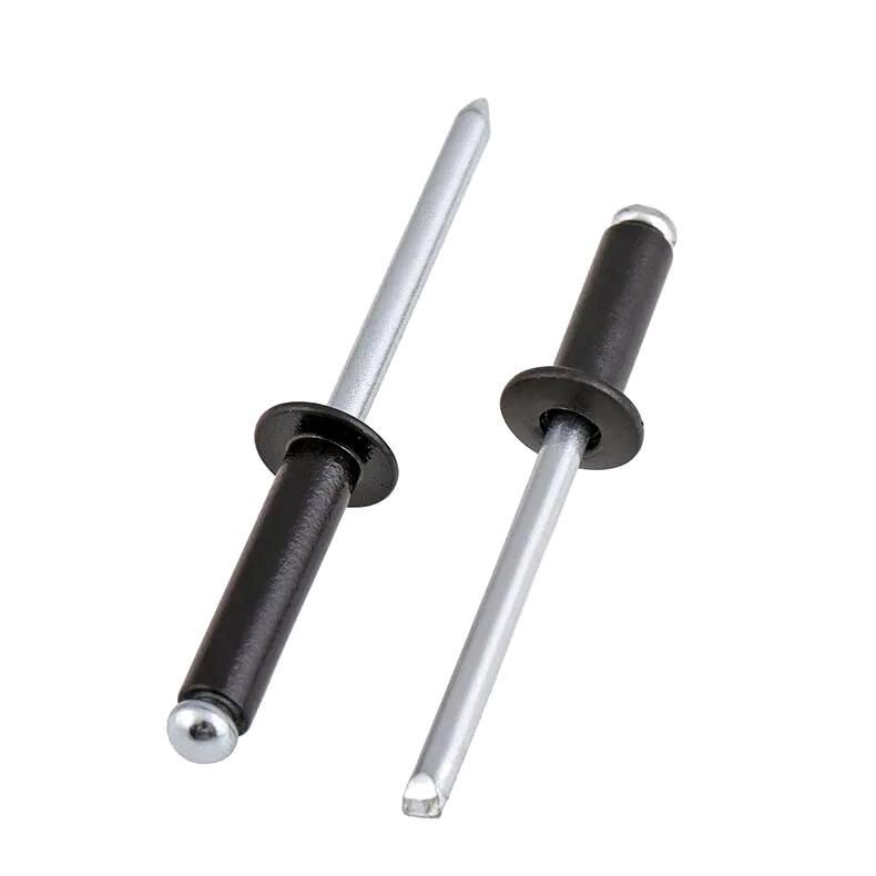 Steel Black Dome Head Pop Blind Rivets