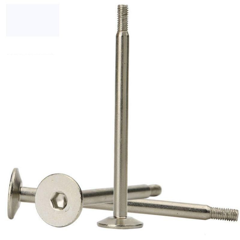 Half Threaded Stainless Steel Hexagon Socket Flat Countersunk Undercut Head Shoulder Screws