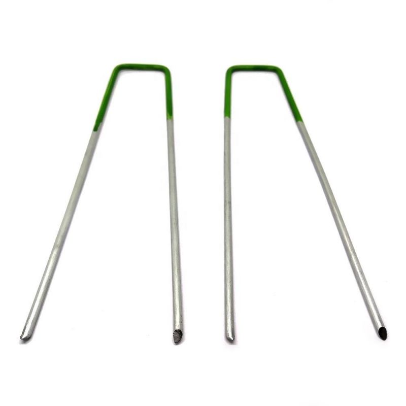 Vietnam Philippines Singapore Market/Artifikal Grass SOD Staple Stake Fence Staple Lawn U Type Turf Nail