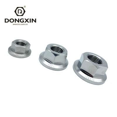 Galvanized Hex Flange Nuts DIN6923 Fasteners Factory