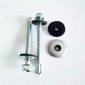 #14 6.3*50 Self Drilling Screw Hex Head with Bonded Washer