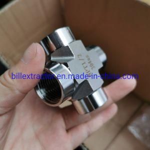 Stainless Steel 304 1/2inch Compression Fitting Full Female Threaded Cross