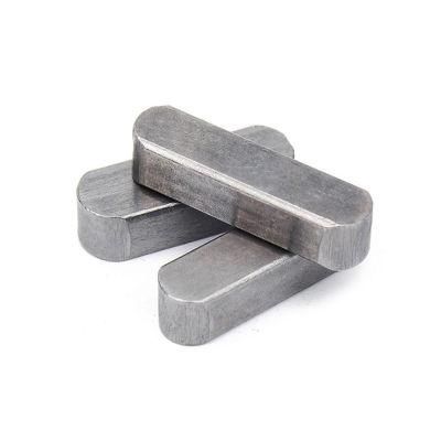 M2-22 DIN6885 Standard Fastener Zinc Plated Carbon Steel Round End Parallel Key