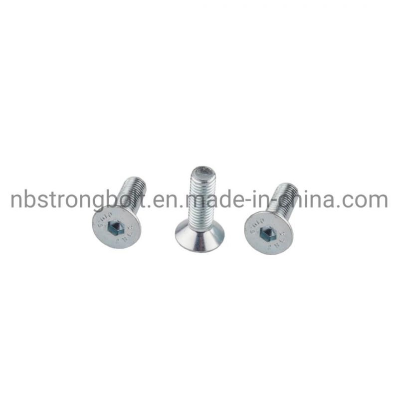 Hexagonal Socket Countersunk Head Cap Screw with Zinc