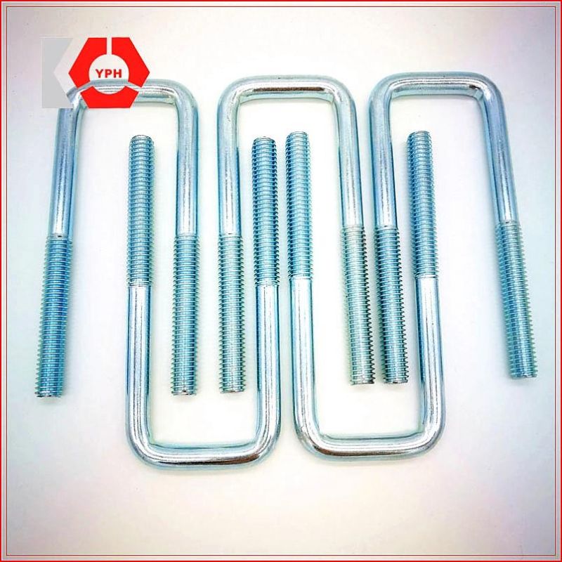 High Quality U Bolt Alloy Steel with Washer and Nut Grade 4.8, 8.8 High Strength