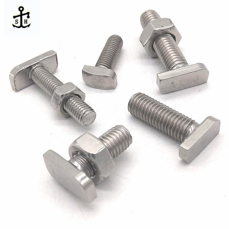 OEM DIN261 HDG Stainless Steel Square T Head Bolt with ISO Certification in China
