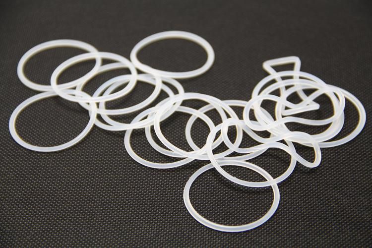 White Color Custom Silicone Rubber Seal Ring Washer