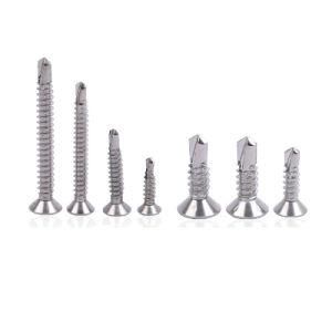 304 Cross Countersunk Head Self-Tapping Stainless Steel Fasteners High-Strength Self-Drilling Screws