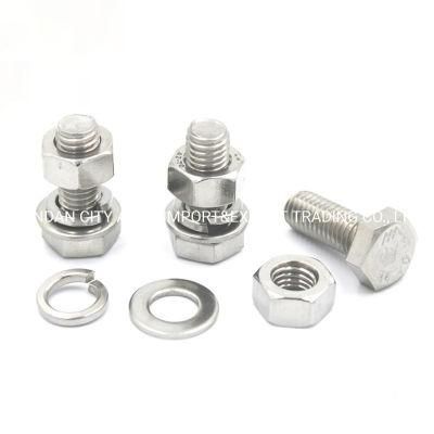 Hexagon Bolt Stainless Steel 304 316 Assembled Full Thread Bolt