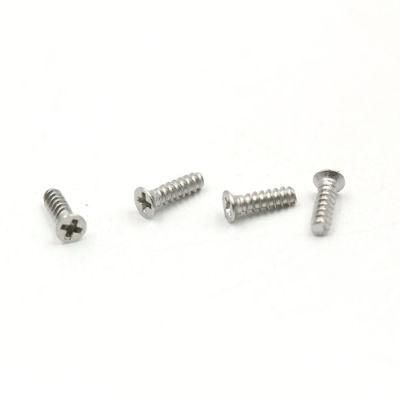 Factory Direct Sale Stainless Steel Flat Head Phillips M1.4-52*5 Self Tapping Screw