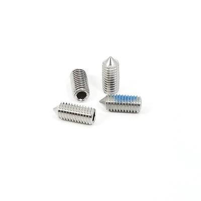 Custom OEM SS316 Grub 1/4&quot; -20 10 mm Small Nylon Stainless Steel Set Screw
