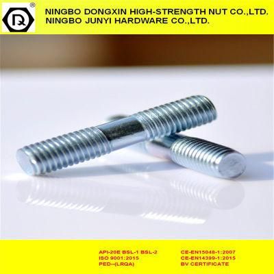 ASTM A193 B7m Zinc Fasteners Double End Studs