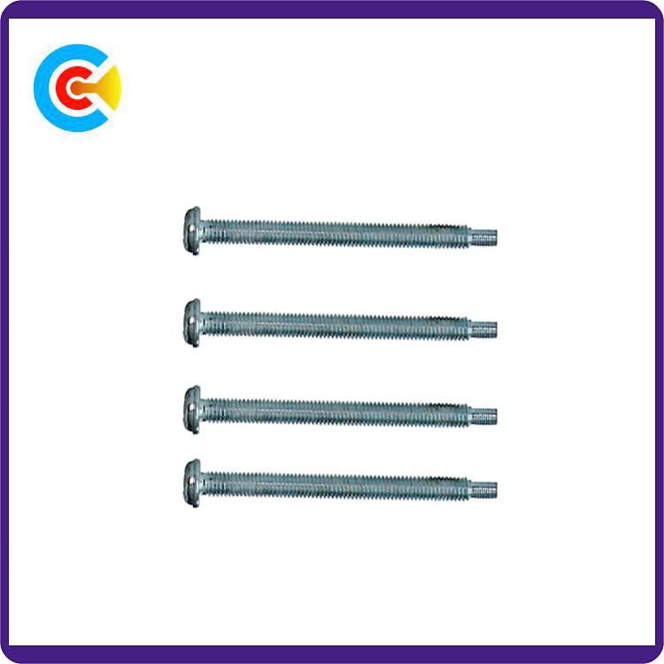DIN/ANSI/BS/JIS Carbon-Steel/Stainless-Steel Hand Twist Double Bundle Rod Custom Cross Plate Head Screw