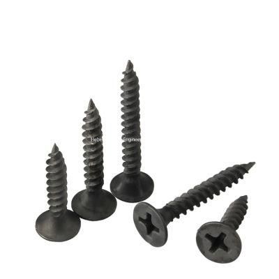 #6 Coarse Thread Sharp Point Drywall Screw with Phillips Drive #2 Bugle Head Black, Ideal Screw for Drywall Sheetrock, Wood and More