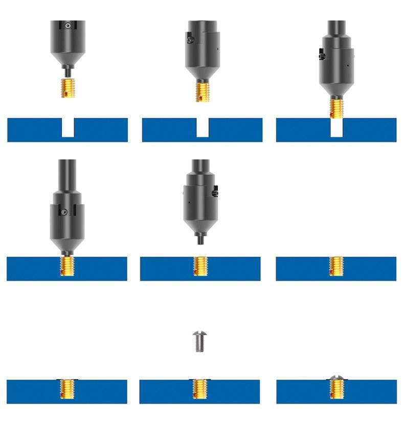 Keensert Threaded Insert Key Insert Heave Duty Keylocking Threaded Insert with M2 M4 Unc 2-56 6-32 4-40
