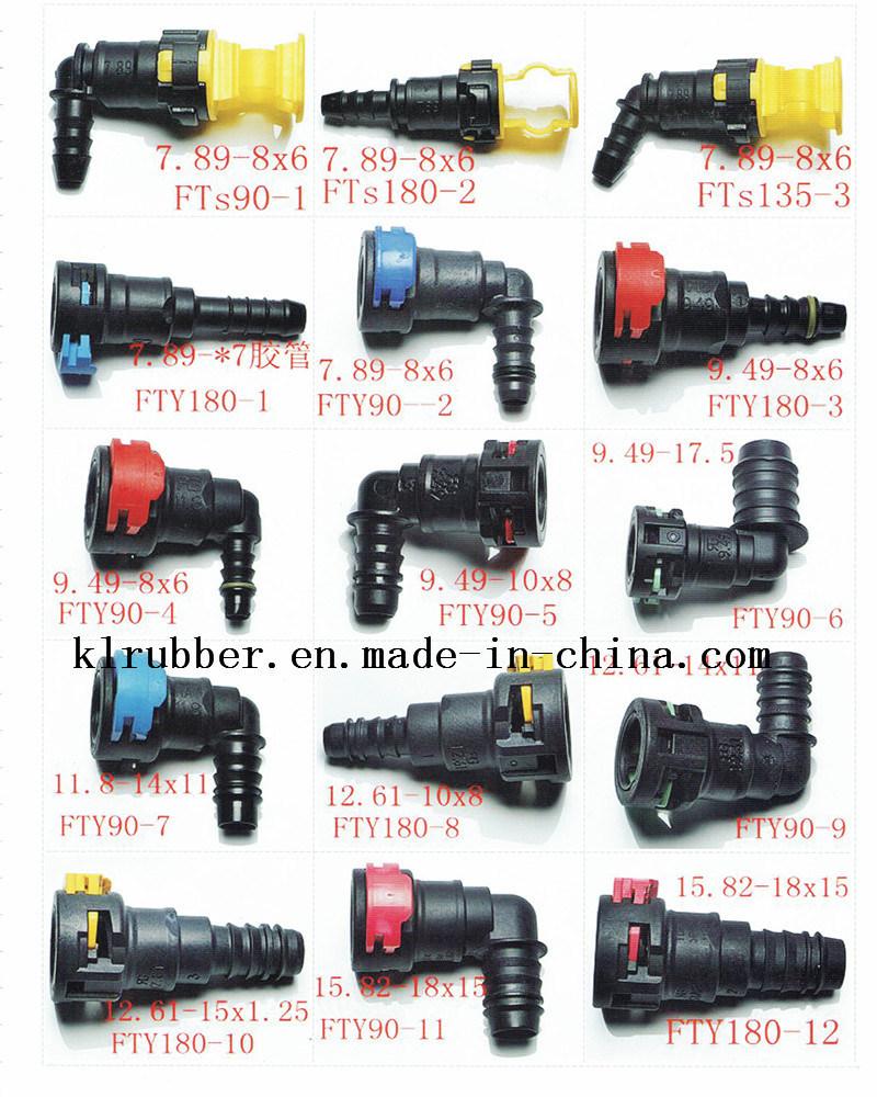 Automotive Water Line Pipe System Plastic Quick Coupler Connector