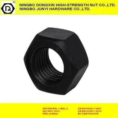 6/8/10/12 Black Fasteners Hex Nut DIN934